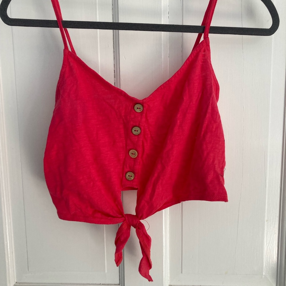 Hot Pink Crop Tank